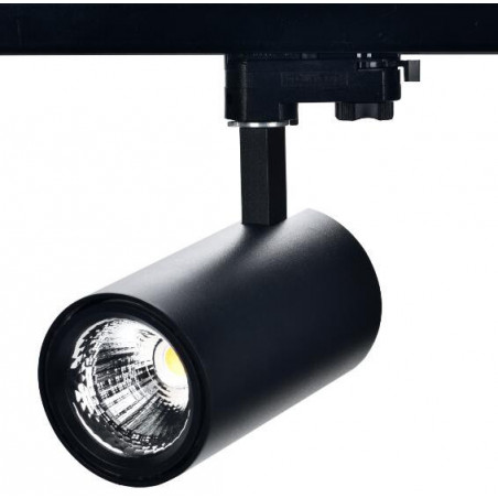 SML LED Stromschienenstrahler Furlo 90x190x192mm 3300Lumen 25W Leistung 3000K (warm weiß) IP20 ähnlich RAL9005 (schwarz)