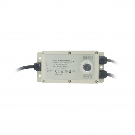 smartCon ZigBee 230V Aktor mit 0-10V Dimmausgang und Stromzählung externe Antenne CLHA833-Z-SC-BS-PM-1C-BEAC-R-WP
